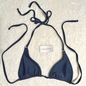 Wicked Weasel 3553 Navy Bikini Top Size Small
